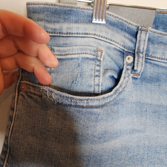 Banana Republic 18 Tall Bootcut Jeans Stretch Denim Lightwash Plus Size 34T NWT - Picture 11 of 15